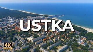 Ustka from the drone | Ustka from the bird's eye view | Poland [4k]