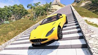 Cars vs Stairs #2 – BeamNG Drive | CrashBoomPunk