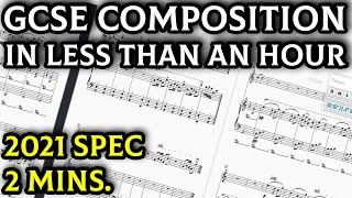 Writing a GCSE Music Composition in less than an hour