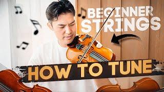 How to Tune [VIOLIN & VIOLA]  FAST & EASY