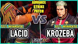 KOF XV  Lacid (Darli + Random) vs Krozeba (Haohmaru/Goenitz/Darli)