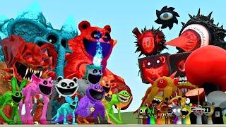 All Horror Sprunki Phase Vs All Smiling Critters Monster Poppy Playtime In Garry's Mod