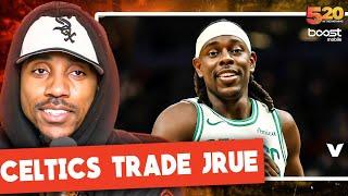 Jeff Teague REACTS to Celtics TRADING Jrue Holiday to Blazers for Anfernee Simons | Club 520