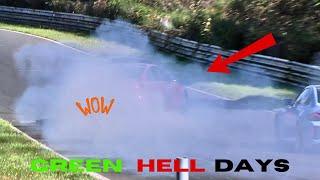 NÜRBURGRING Crazy-Action-Drifts-Fails-Broken Cars-Yellow Flag #touristenfahrten #nordschleife