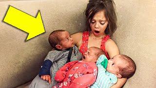 Young Girl Gives Birth to Triplets at age of 11 Then Doctors Tell Her the Tragic News!