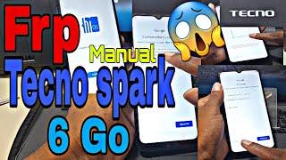 Quitar Cuenta  De Google Tecno Spark 6 Go, Frp TECNO KES Android 10