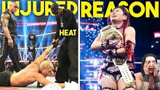 REAL REASON Rhea Ripley LOST World Title To IYO SKY...Cody Rhodes INJURED At Elimination Chamber