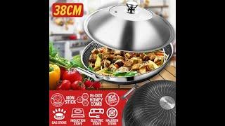 honeycomb stainless steel wok series from idrop