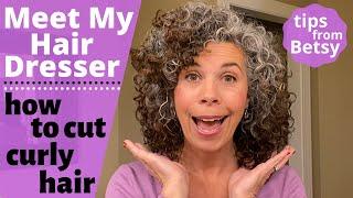 HOW TO CUT CURLY HAIR ~ MEET MY HAIRDRESSER ~ TIPS & TRICKS TO CUTTING CURLY HAIR