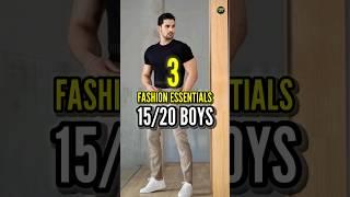 3 Fashion Essentials For Boys | Day - 07 Budget Wardrobe Challenge | #mensfashion #essential