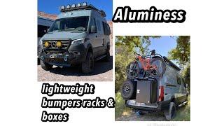 Aluminum bumpers and parts for your van by Aluminess