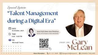 Talent Management during a Digital Era by Prof. Dr. Gary McLean | GSPA NIDA