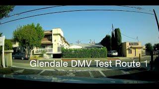 TEST ROUTE #1 Glendale DMV 2022-2023 - Behind The Wheel Driver's License Tip