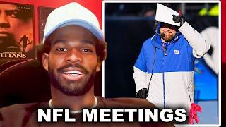 Shedeur Sanders Talks NFL Draft Meetings with Browns, Giants & Titans! 