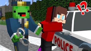 Mikey Policeman arrested CRIMINAL JJ in Minecraft!