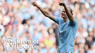 Erling Haaland's hat trick for Manchester City v. Fulham | Premier League | NBC Sports