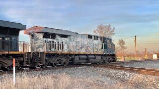 Weirdest Railroad Diamonds Ever!  2 Trains Passing Head To Head, Armed Forces Locomotive At Diamonds