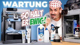 Bambu Lab 3D Drucker WARTUNG | P1P, P1S & X1C richtig pflegen! (Anleitung)