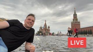 Moscow, Russia on Saturday Night NOW! Red Square, Pyatnitskaya St., Arbat, Gorky Park. LIVE