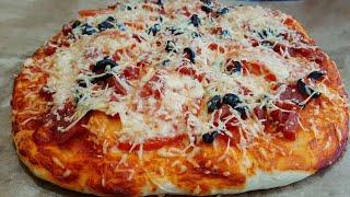 HOMEMADE PIZZA without yeast