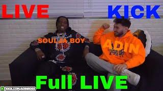 ADINROSS X SOULJA BOY Full LIVE | kick.com/adinross  #kick #live #newevent