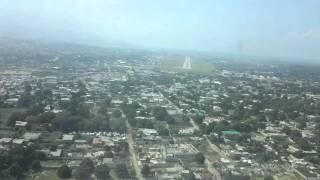 Amazing Haiti MD-80 Cockpit Video Approach & Landing Haiti HD.720p