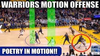 Why the Golden State Warriors POST UP SPLIT MOTION is unstoppable - Poetry in Motion Breakdown