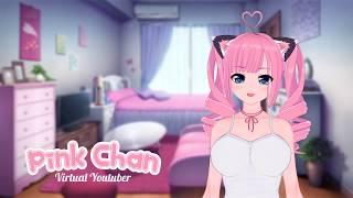 New English Virtual Youtuber Pink Chan