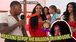 REACTING TO NINJA TURTLE ARMS ON POP THE BALLOON OR FIND LOVE …