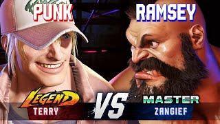 SF6 ▰ PUNK (Terry) vs RAMSEY (Zangief) ▰ High Level Gameplay