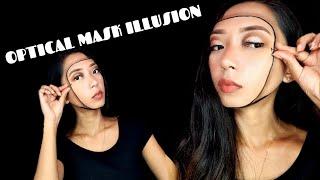 OPTICAL ILLUSION MASK MAKEUP TUTORIAL | ZHIE MASUCOL