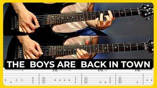 The Boys Are Back In Town - Thin Lizzy | Tabs | Guitar Lesson | Cover | Solo | All Guitar Parts