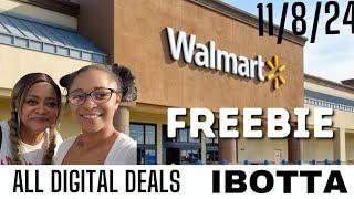 Walmart Deals 11/8/24: Walmart Ibotta Haul: Couponing At Walmart This Week: FREEBIE