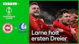 Larne FC vs. KAA Gent - Highlights | UEFA Conference League | RTL Sport