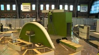 How to build a 150sqm exhibition stand in under 15 hours