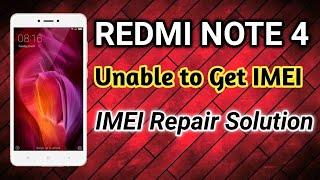 REDMI NOTE 4 IMEI REPAIR / UNABLE TO GET IMEI SOLUTION