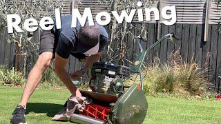 TifTuf Lawn Cylinder Mow - Scott Bonnar 20" Solid Reel Mower