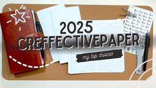 Creffectivepaper 2025 insert choices (and a tip for getting lay-flat tn inserts)