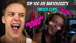 TOP 100 JOE BARTOLOZZI'S TWITCH CLIPS (2024)