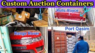 Auction Containers mai kya saman hota hai | Port Qasim