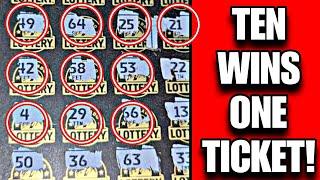 10 MATCHES on an EXPENSIVE Lottery Ticket!