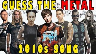 Guess The Song 2010s Rock & Metal  Ultimate Rock & Metal Music Quiz