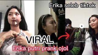 VIRAL ERIKA PRANK OJOL 2023 berujung enak kamar mandi