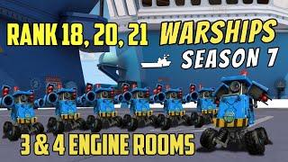 Boom Beach Warships Season 7 3 and 4 Engine Rooms