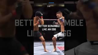 Sent him flying  #ufc #explore #shorts #funny #ufc4