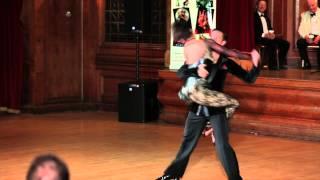 Andrew Cuerden and Viktoriya Wilton performing 'Sweet Dreams' Tango at The London Gala Ball 2015