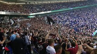 Schlusspfiff Frankfurt in Schalke (Halbfinale 2018)