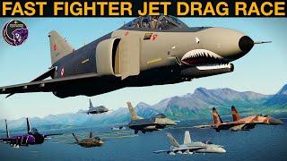 Fast Fighter Jet Drag Race: F-4E Phantom vs The World! | DCS