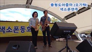 #충청도아줌마 #색소폰연주알토 김정애 테너 백승근 Chungcheong-do woman (Oh Ki-taek) K-Trot Saxophone Performance