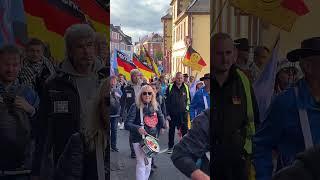 DEMO Aschaffenburg 14.09.2024 mit Trommeln RHEIN-MAIN sagt NEIN